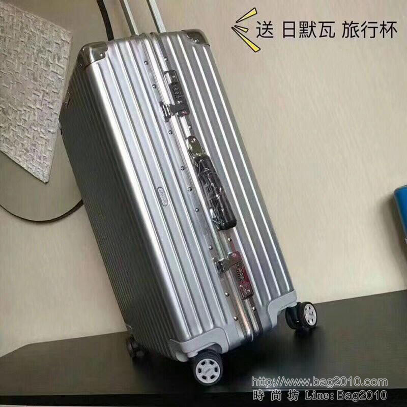 RIMOWA日默瓦 拉杆箱/拉箱 pc+鋁鎂合金 復古classic系列 PC最高版本 明星同款 8012   xbt1062